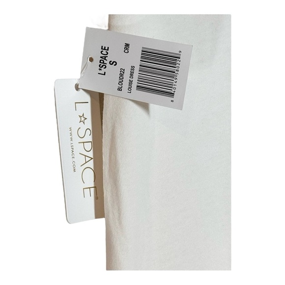 L*Space Boat Neck Louise Tank Dress in Cream NWT - Picture 5 of 6